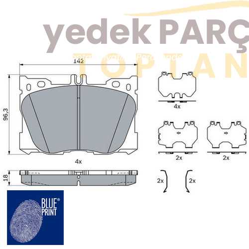 BLUE PRINT FREN BALATASI ÖN